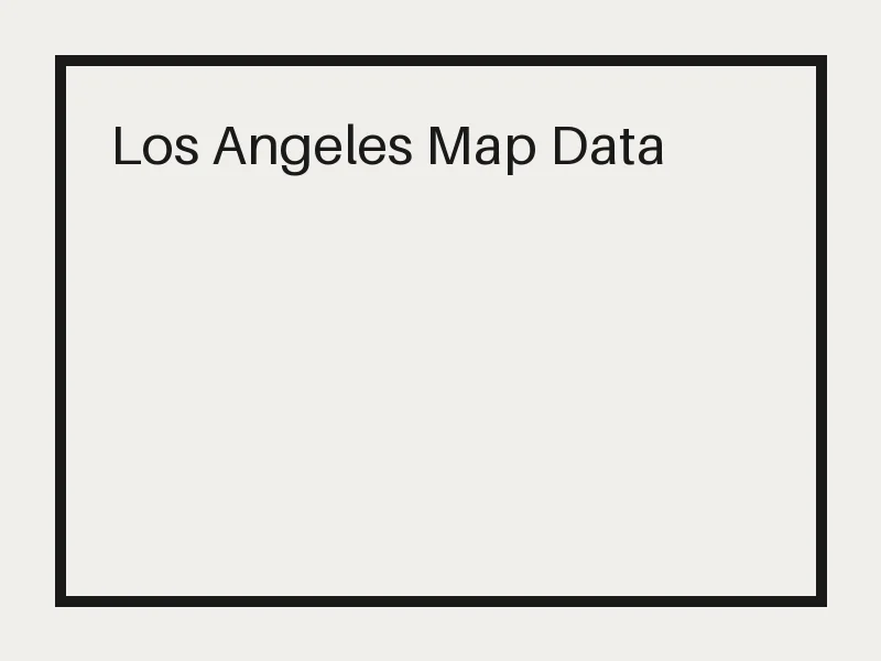 Map abstraction of Los Angeles grid